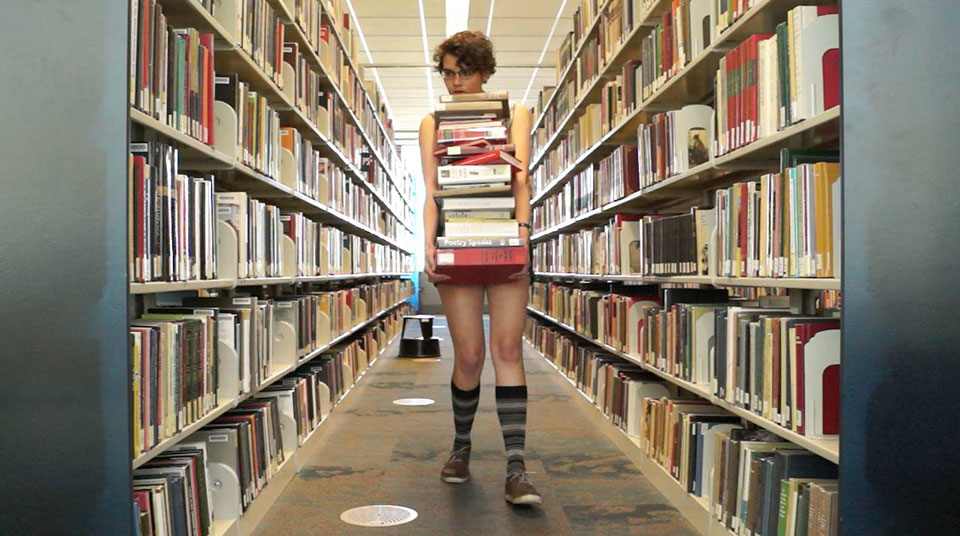 Morgan Hayden, Visual Studies major, becomes one of the first Library Scholars at GVSU